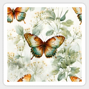 Butterflies Watercolor 21 - Variegated Fritillary Sticker